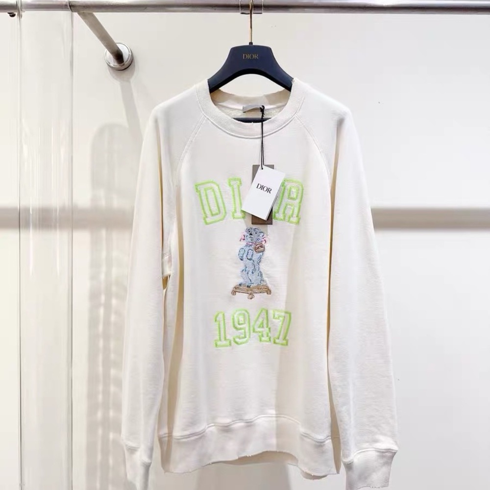Authentic Dior Off-White Crewneck Sweatshirt